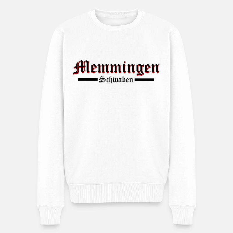 Memmingen Schwaben - Männer Premium Bio Pullover - Weiß