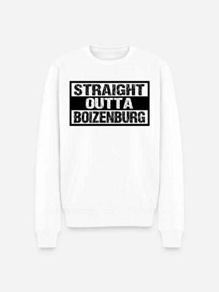 Boizenburg - Männer Premium Bio Pullover - Weiß
