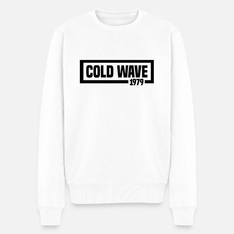 vague de froid - Pull Premium bio Homme - blanc