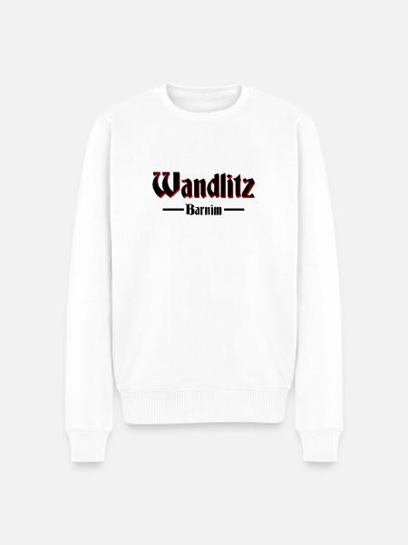 Wandlitz - Männer Premium Bio Pullover - Weiß