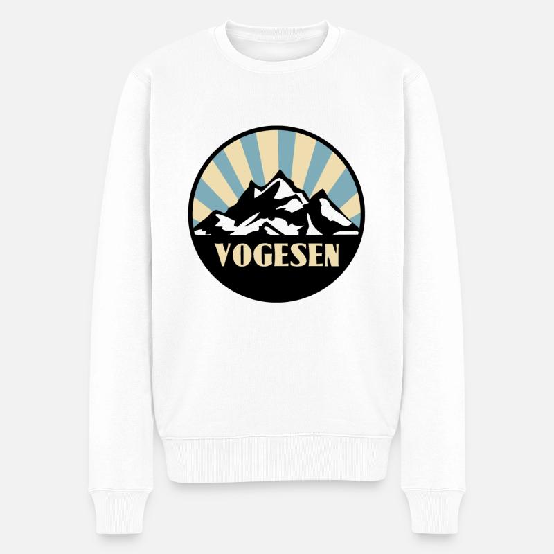Vosges les Voges - Pull Premium bio Homme - blanc
