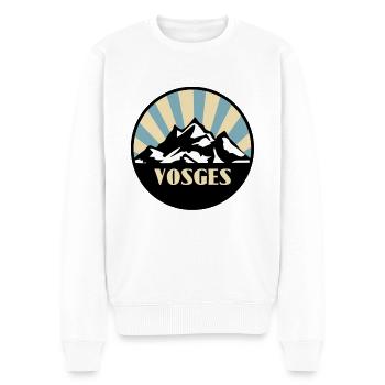 Vosges - Männer Premium Bio Pullover - Weiß - Vorne - Thijin (182cm)