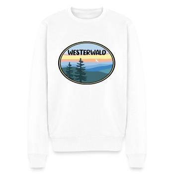 Westerwald - Männer Premium Bio Pullover - Weiß - Vorne - Thijin (182cm)