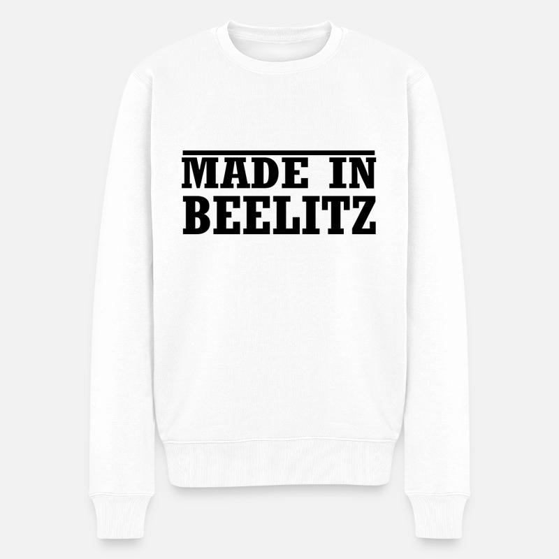 Beelitz - Männer Premium Bio Pullover - Weiß