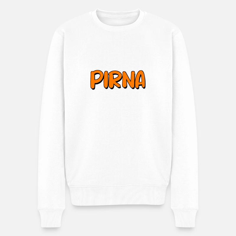 Pirna - Männer Premium Bio Pullover - Weiß