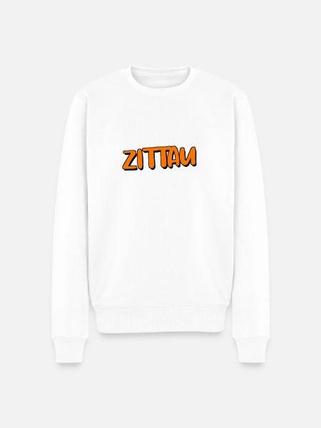 Zittau - Männer Premium Bio Pullover - Weiß