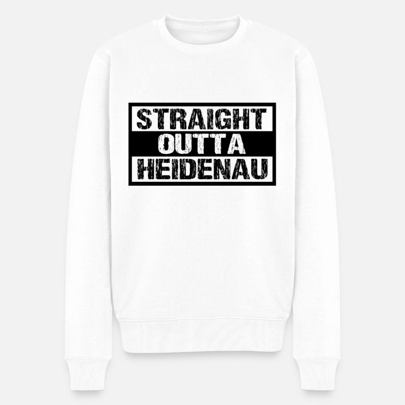 Heidenau - Männer Premium Bio Pullover - Weiß