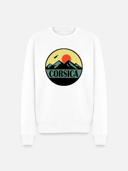 Corsica - Men's Premium Organic Jumper - white