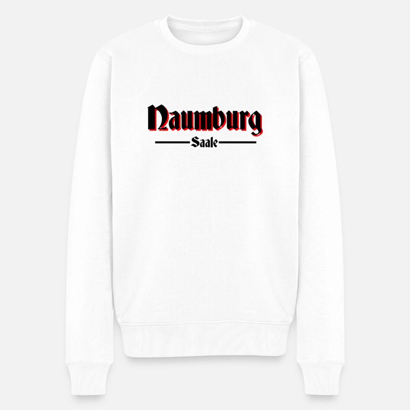naumburg - Männer Premium Bio Pullover - Weiß
