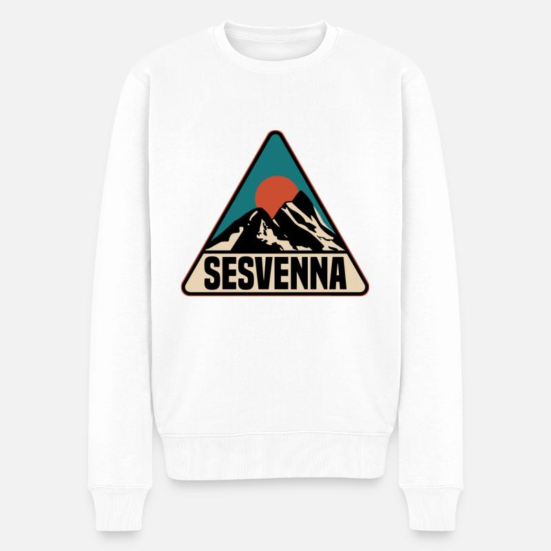 Sesvenna - Pull Premium bio Homme - blanc