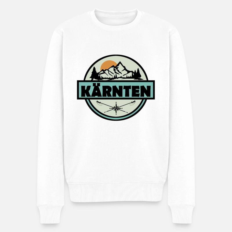 Kärnten - Männer Premium Bio Pullover - Weiß