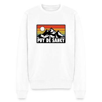 Puy de sancy - Pull Premium bio Homme - blanc - Devant - Thijin (182cm)