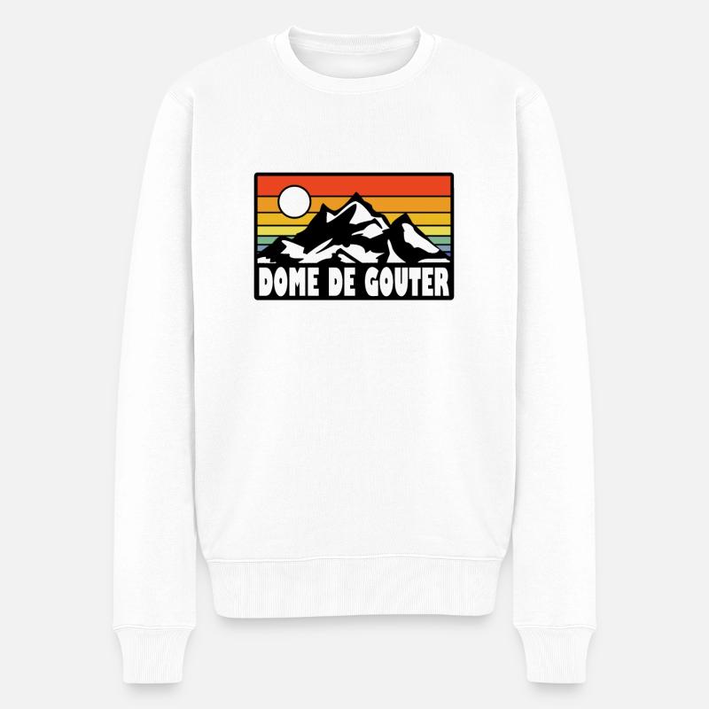 Dôme de Gouter - Pull Premium bio Homme - blanc