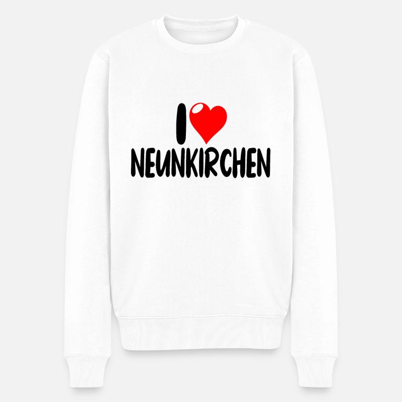 Neunkirchen - Männer Premium Bio Pullover - Weiß