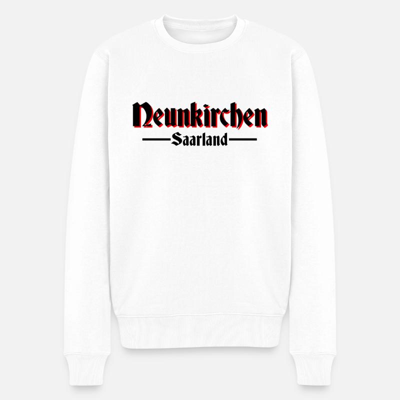 Neunkirchen - Männer Premium Bio Pullover - Weiß