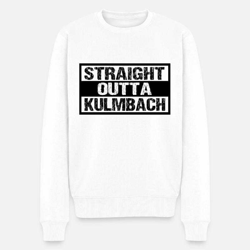 Kulmbach - Männer Premium Bio Pullover - Weiß