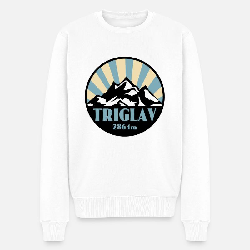 Le Triglav - Pull Premium bio Homme - blanc