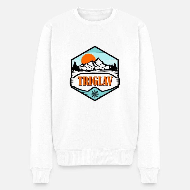 Le Triglav - Pull Premium bio Homme - blanc