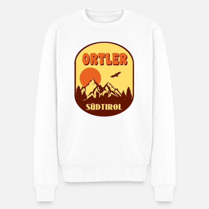 Ortler - Pull Premium bio Homme - blanc