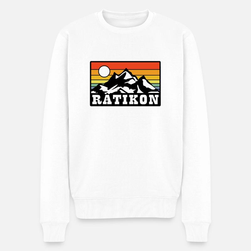 Rätikon - Pull Premium bio Homme - blanc