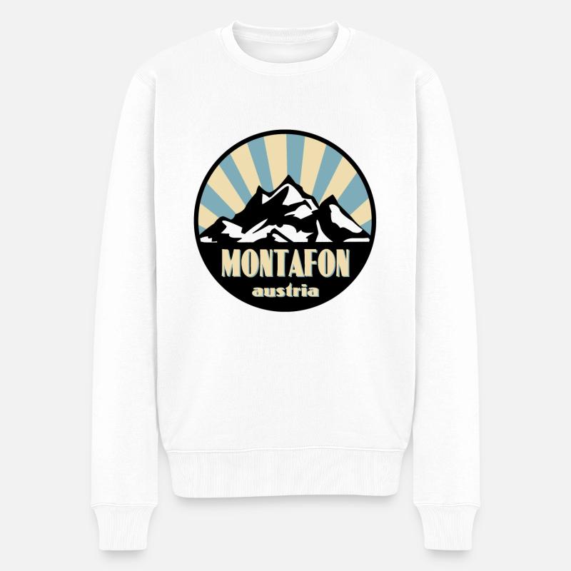 Montafon - Pull Premium bio Homme - blanc