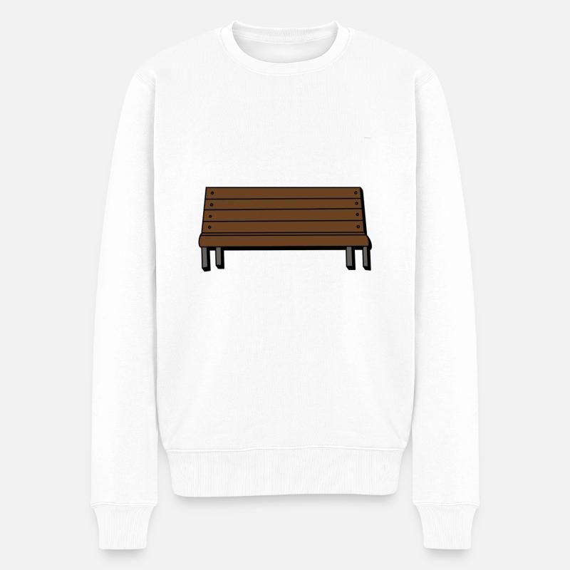 Banc - Pull Premium bio Homme - blanc
