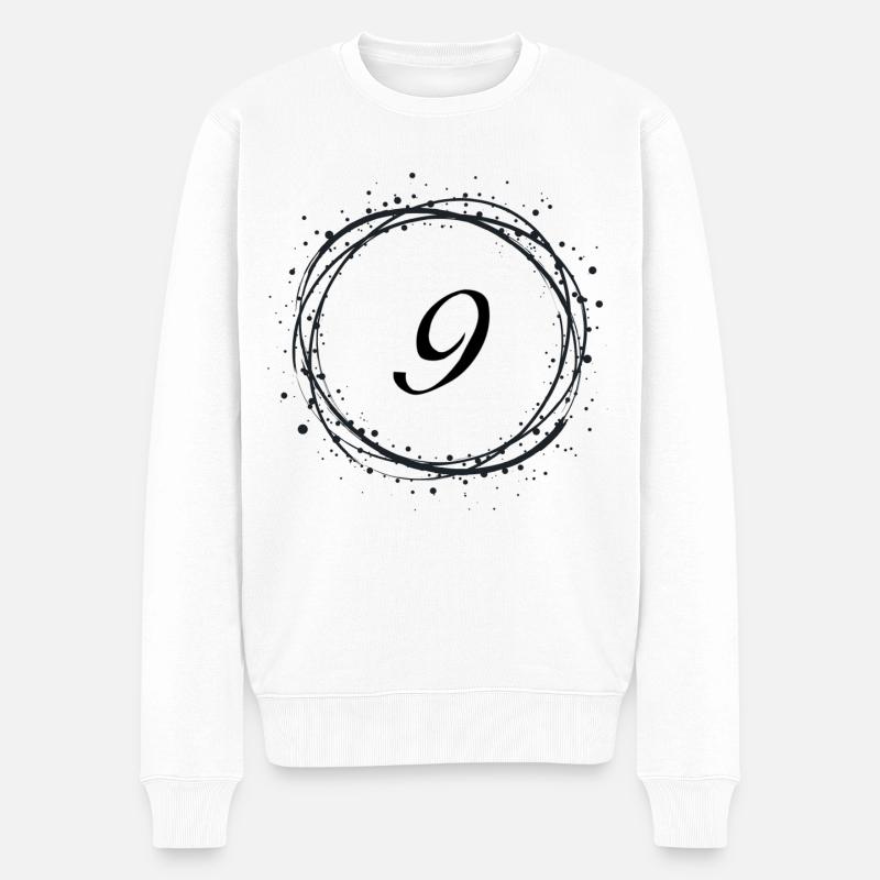 9 - Pull Premium bio Homme - blanc