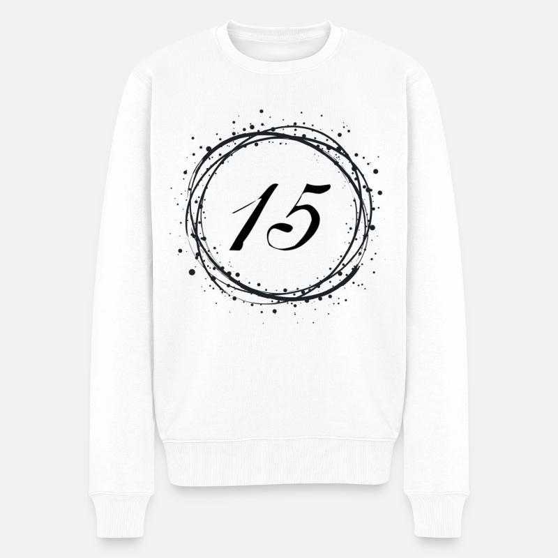 15 - Pull Premium bio Homme - blanc