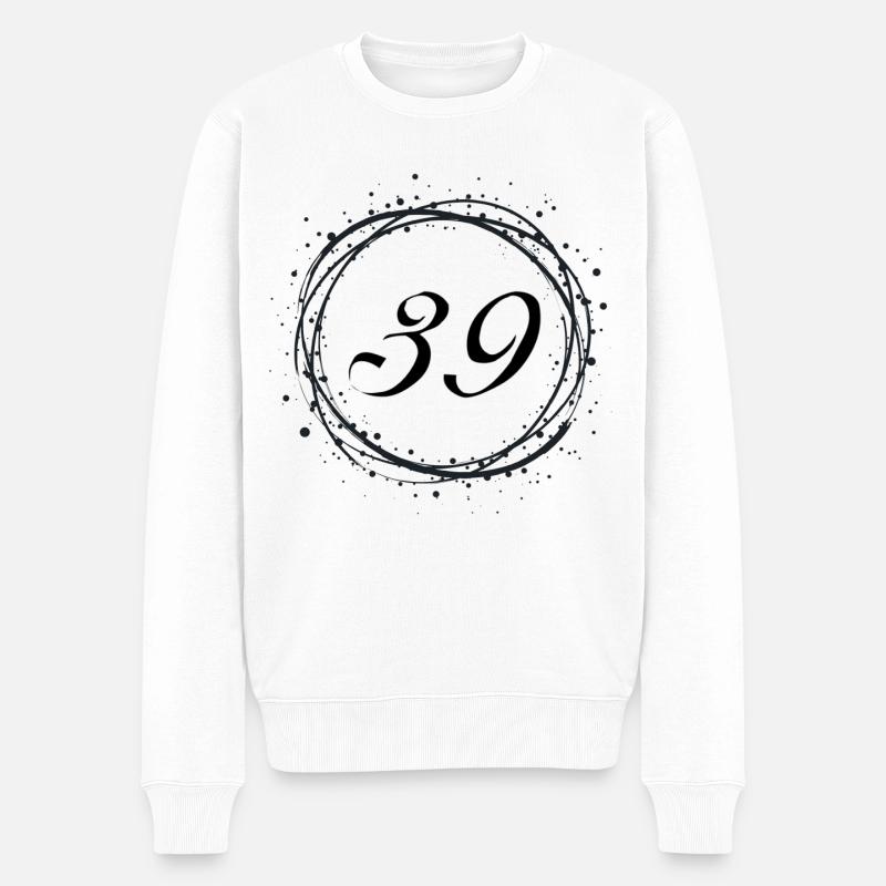 39 - Pull Premium bio Homme - blanc