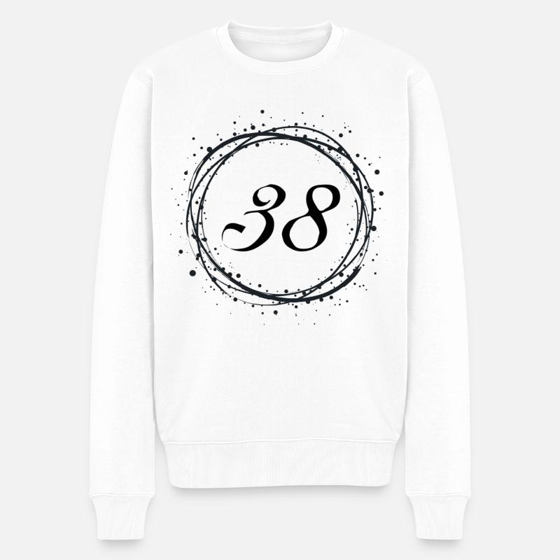 38 - Pull Premium bio Homme - blanc