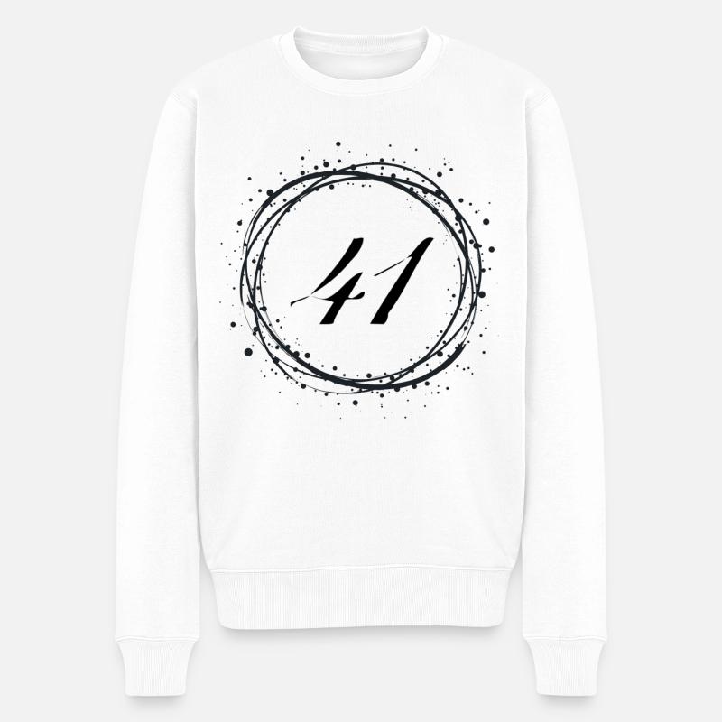 41 - Pull Premium bio Homme - blanc