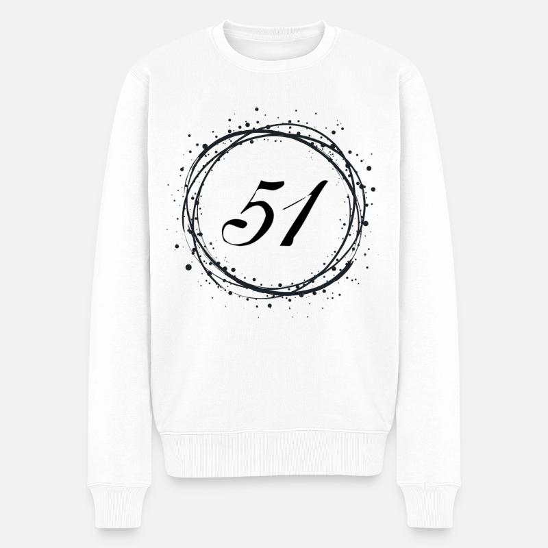51 - Pull Premium bio Homme - blanc