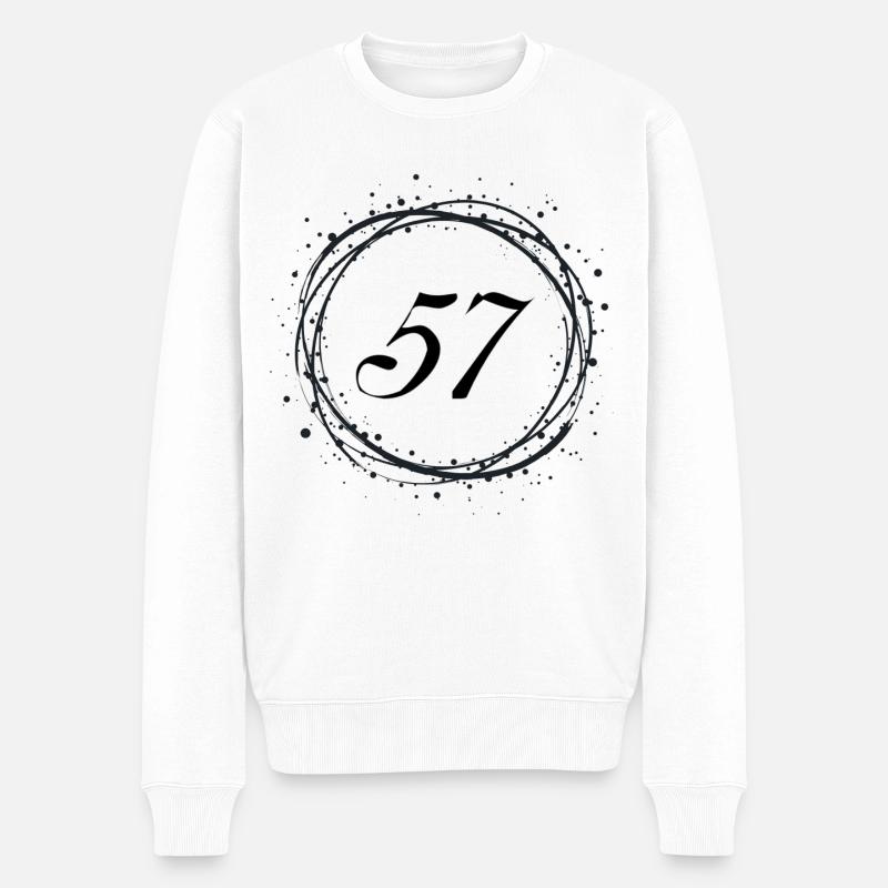 57 - Pull Premium bio Homme - blanc