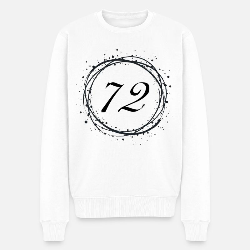 72 - Pull Premium bio Homme - blanc
