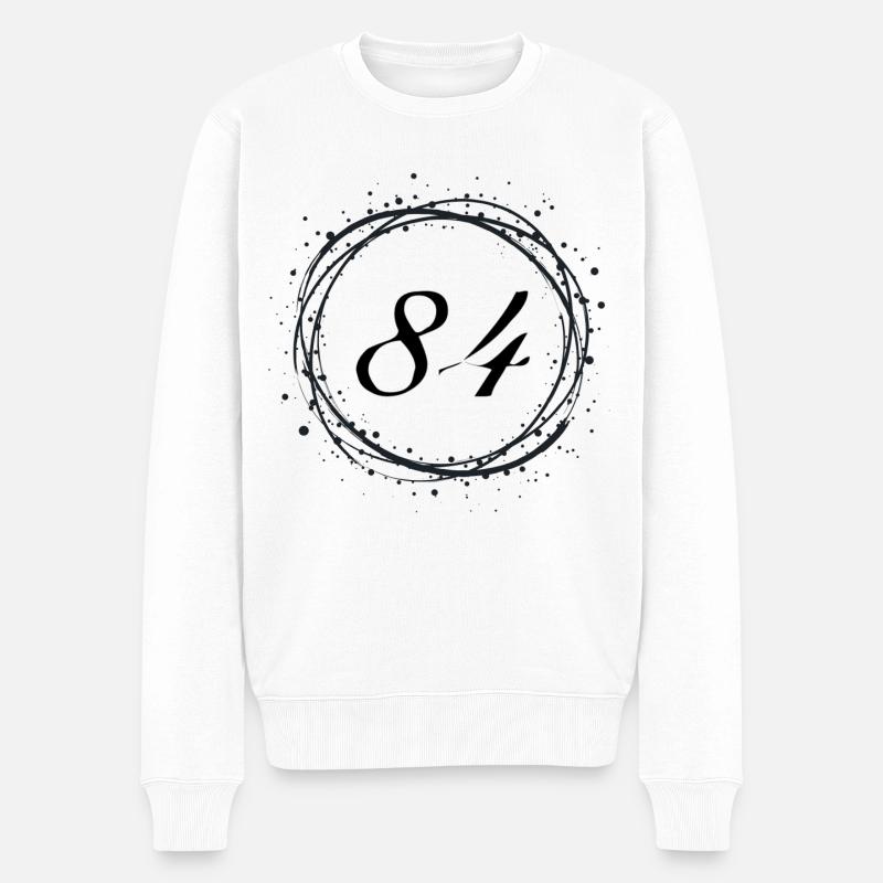 84 - Pull Premium bio Homme - blanc