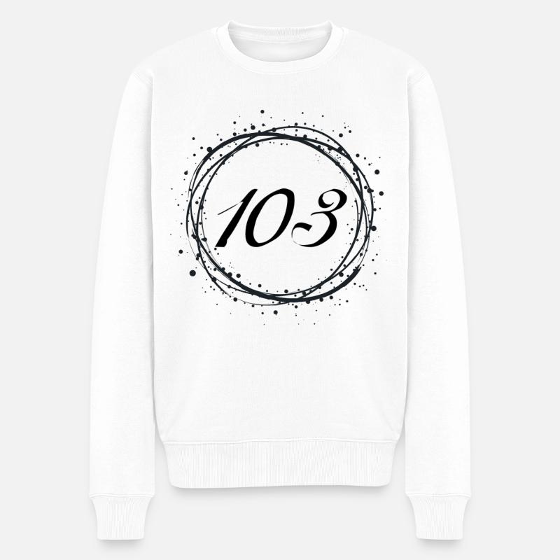 103 - Pull Premium bio Homme - blanc