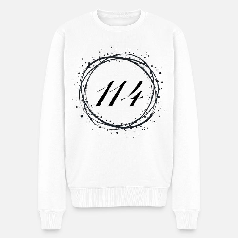 114 - Pull Premium bio Homme - blanc