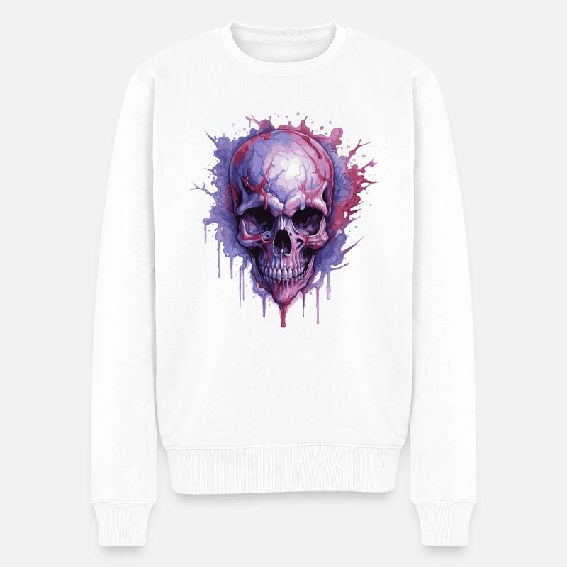 Crâne - Pull Premium bio Homme - blanc