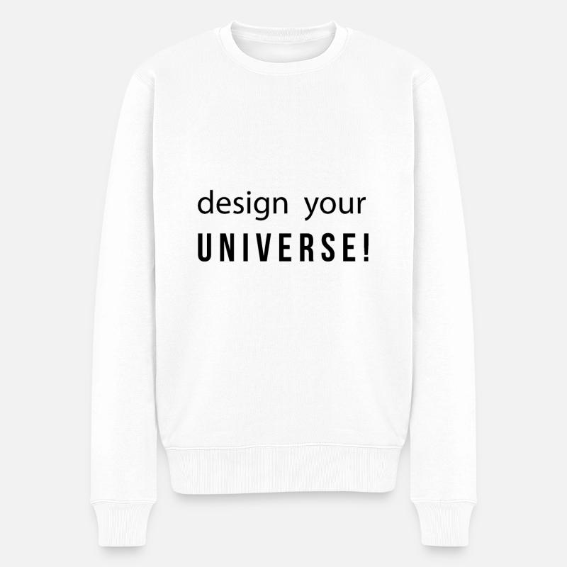 concevez votre UNIVERSE pour les concepteurs et graphistes - Pull Premium bio Homme - blanc