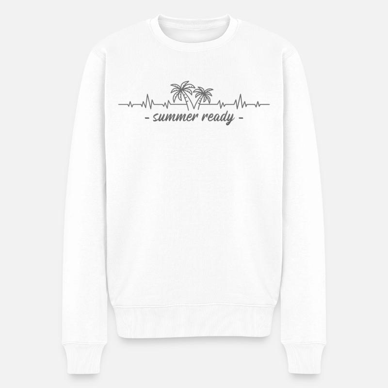 Prêt pour l’été - Pull Premium bio Homme - blanc