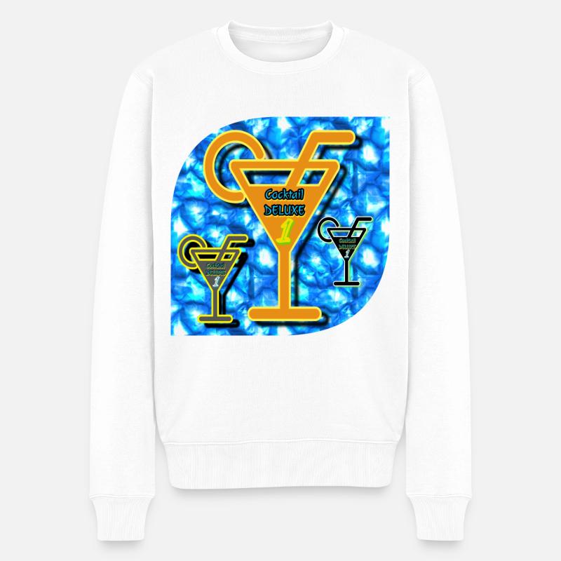 Cocktail Deluxe (1) - Club WoW - Pull Premium bio Homme - blanc