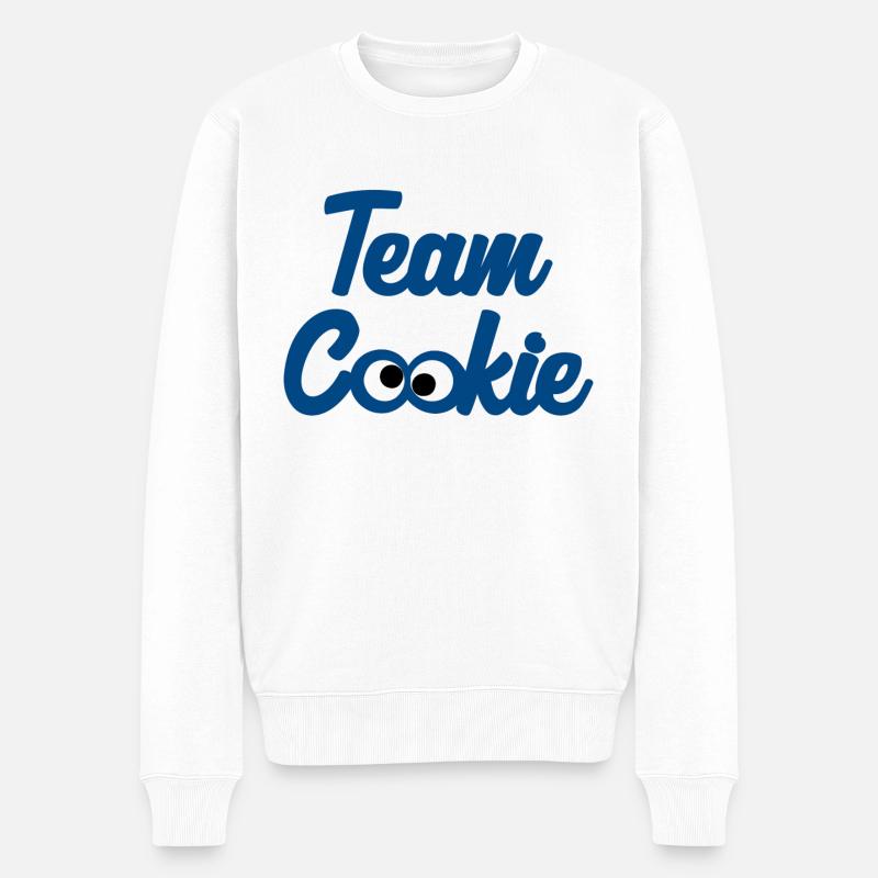 Biscuits biscuits d'équipe - Pull Premium bio Homme - blanc