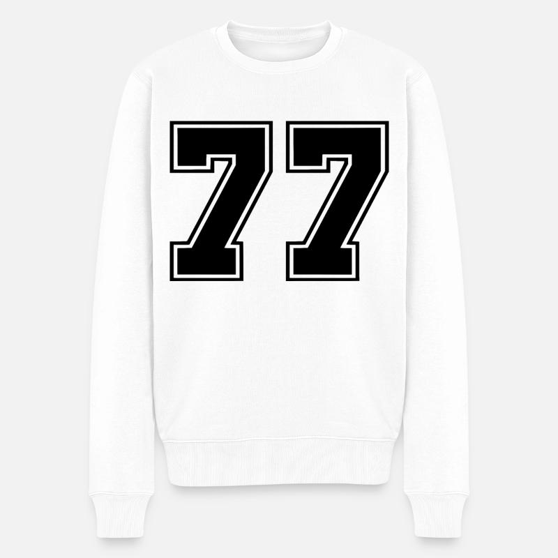 77 - Pull Premium bio Homme - blanc
