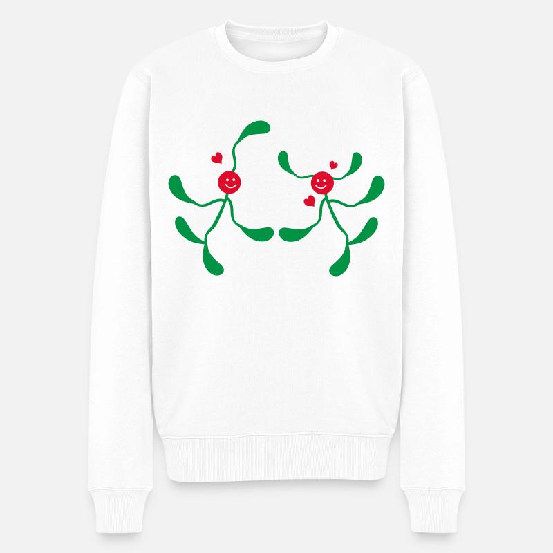 Paires de gui - Pull Premium bio Homme - blanc