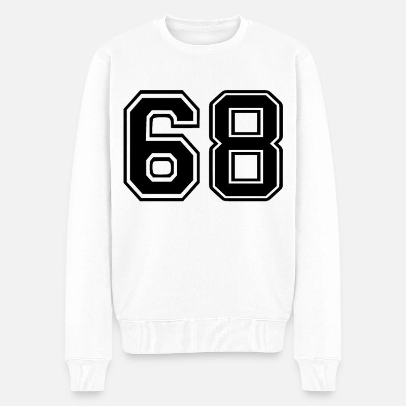 68 - Pull Premium bio Homme - blanc