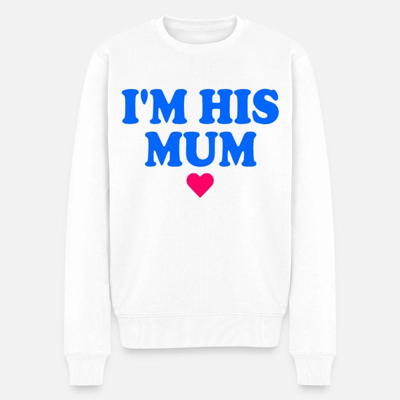 im his mom - Pull Premium bio Homme - blanc