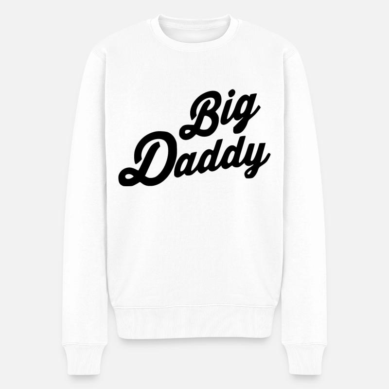 Big daddy - Pull Premium bio Homme - blanc