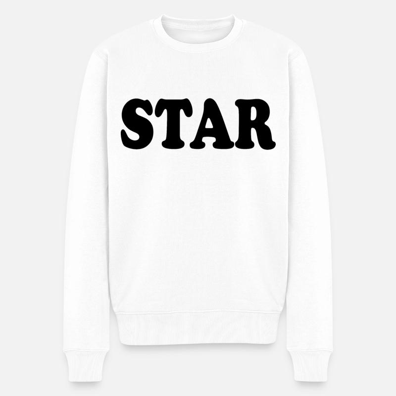 Star - Pull Premium bio Homme - blanc