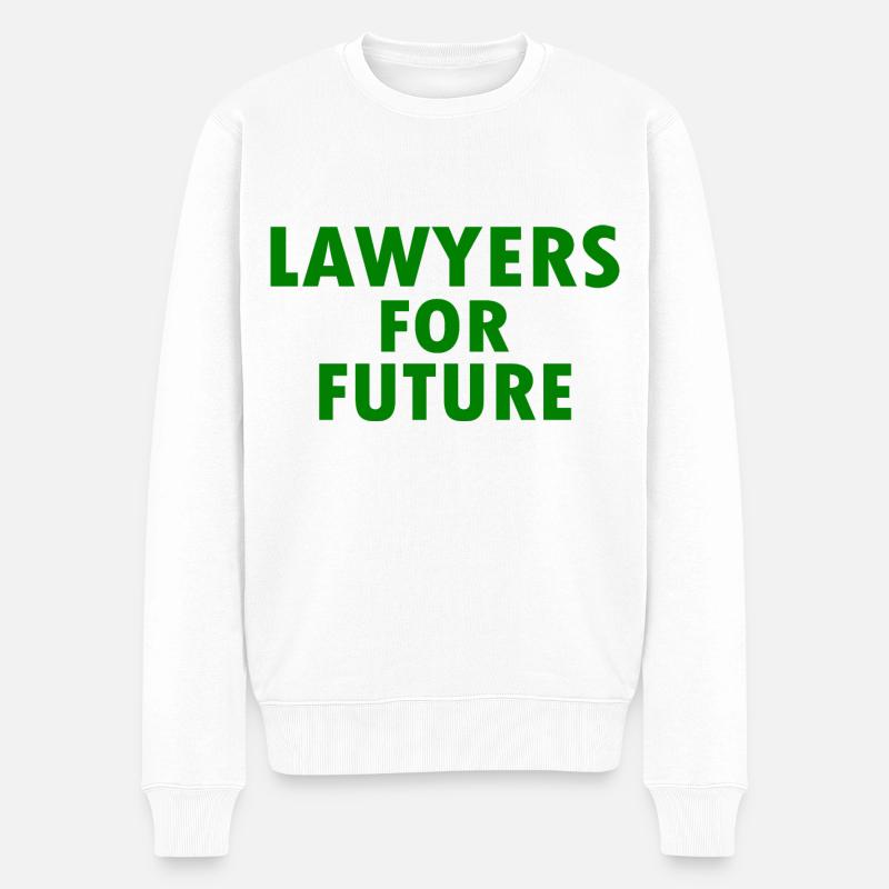 Lawyers for future - Pull Premium bio Homme - blanc