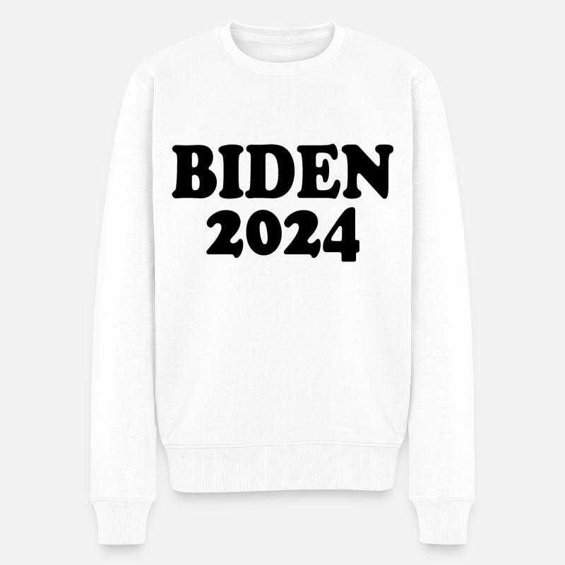 Biden 2024 - Pull Premium bio Homme - blanc